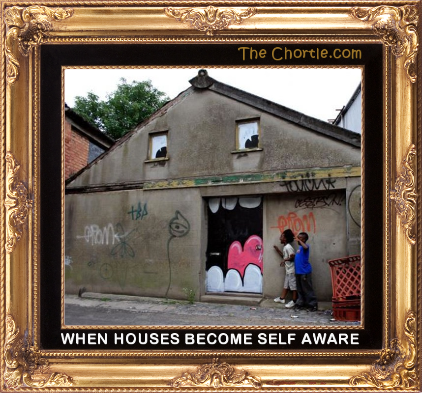 When houses become self aware.