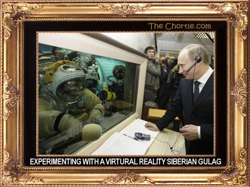 Experimenting with a virtual reality Siberian gulag