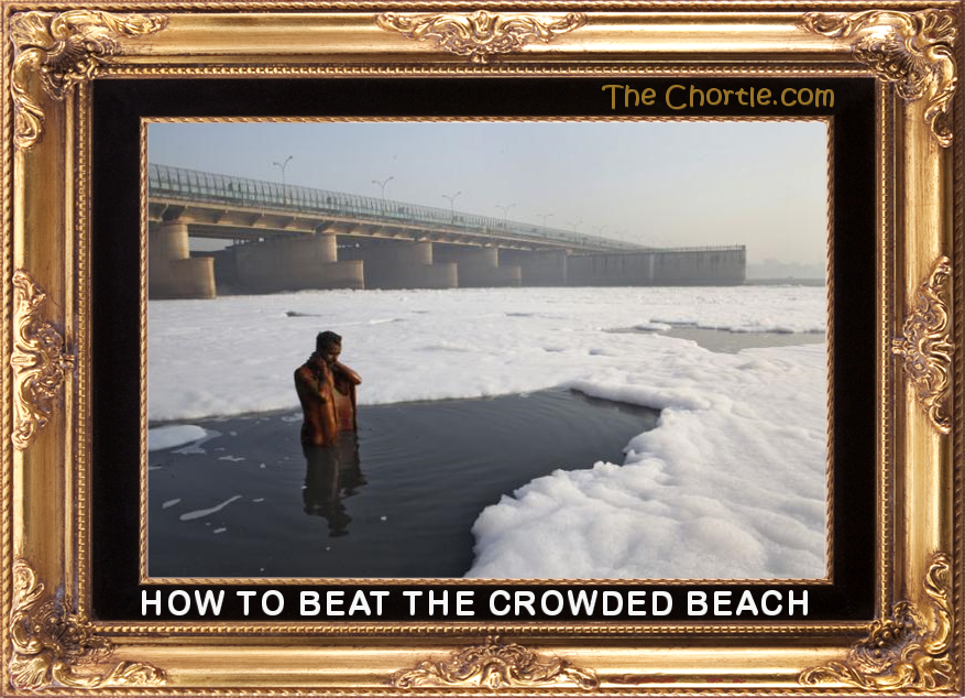 How to beat the crowded beach
