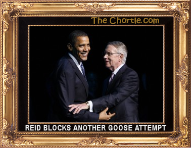 Reid blocks another goose attempt.