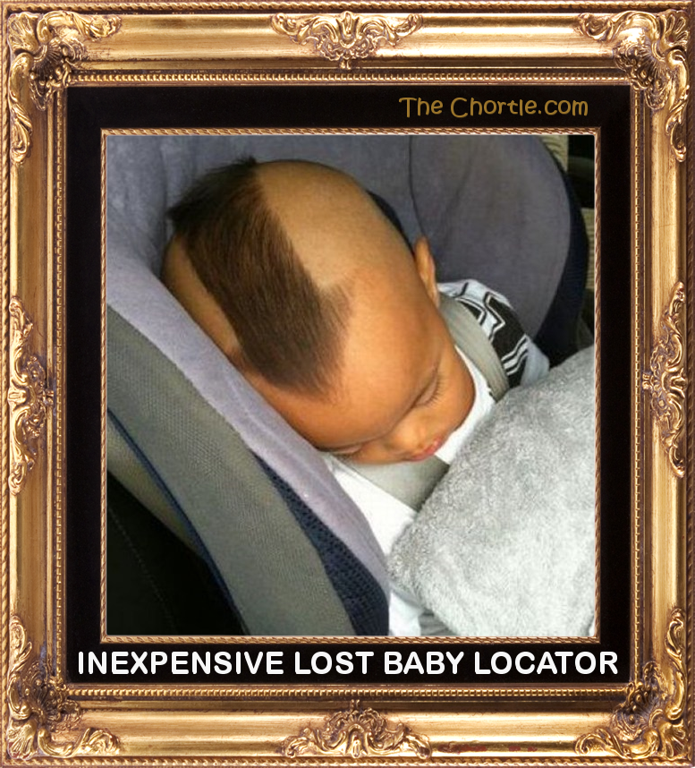 Inexpensive lost baby locator