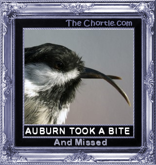 Auburn took a bite and missed