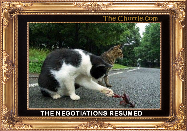The negotiations resumed