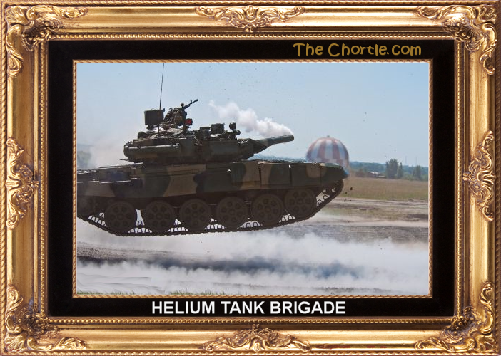 Helium tank brigade