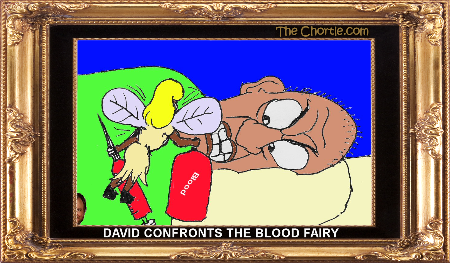 David confronts the blood fairy