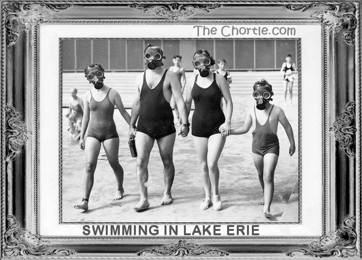 Swimming in Lake Erie