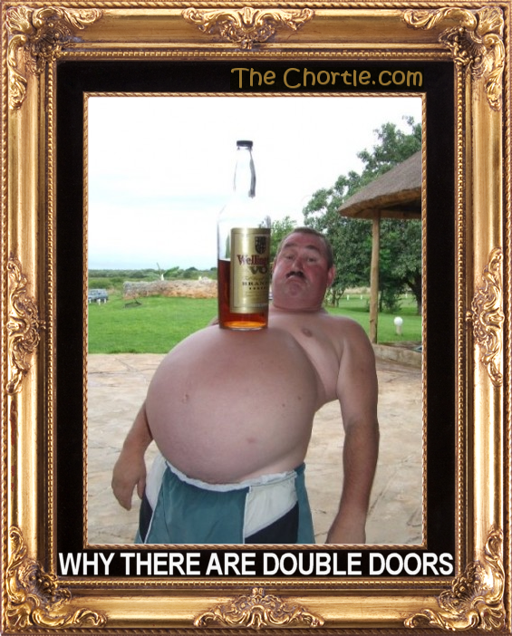 Why there are double doors.