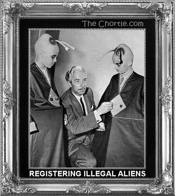 Registering illegal aliens