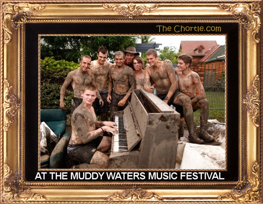 At the Muddy Waters music festival