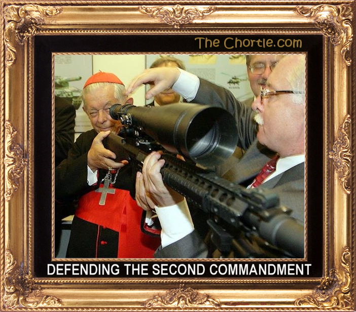 Defending the second commandment