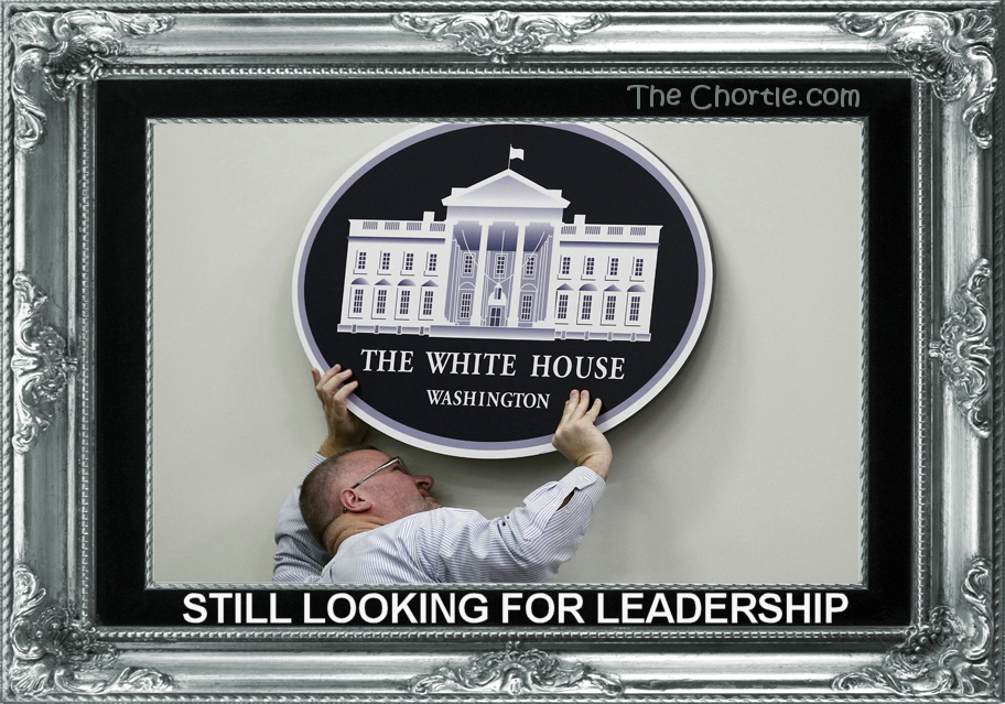 Still looking for leadership.