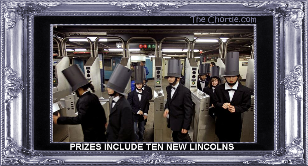Prizes include ten new Lincolns