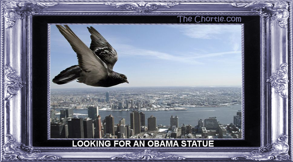 Looking for an Obama statue