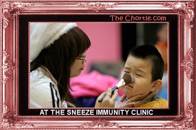 At the sneeze immunity clinic