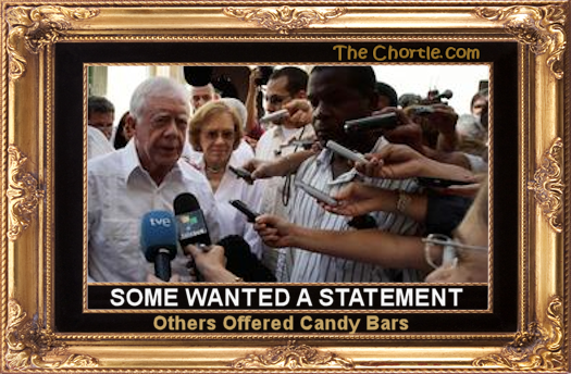 Some wanted a statement. Others offered candy bars.
