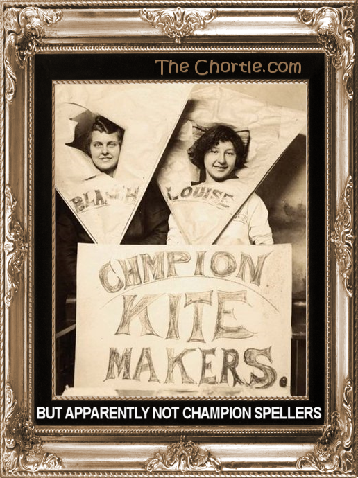But apparently not champion spellers