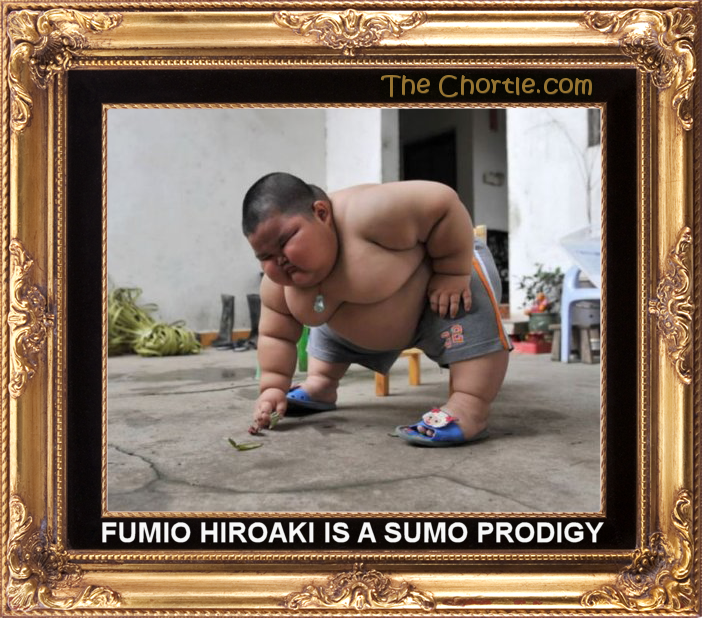 Fumio Hiroaki is a sume prodigy