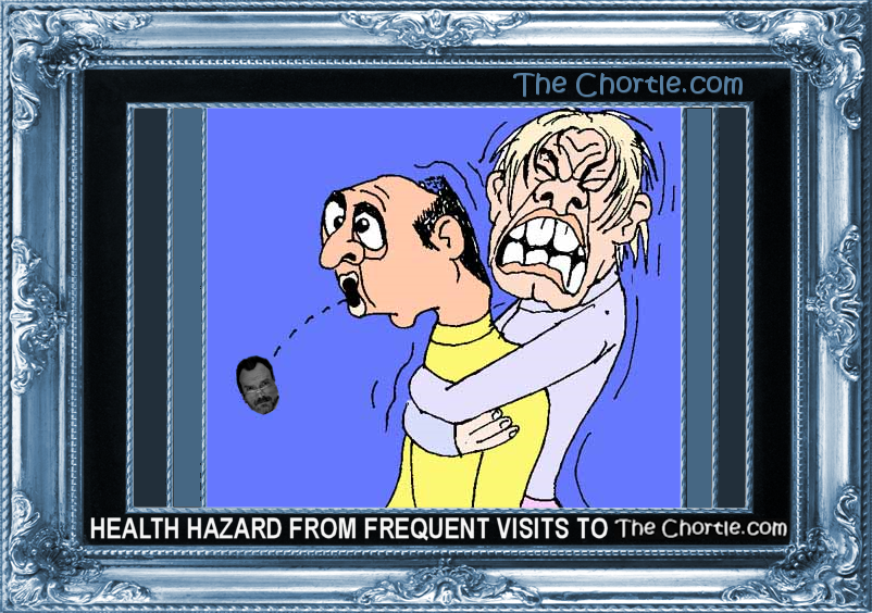 Health hazard from frequency visits to TheChortle.com