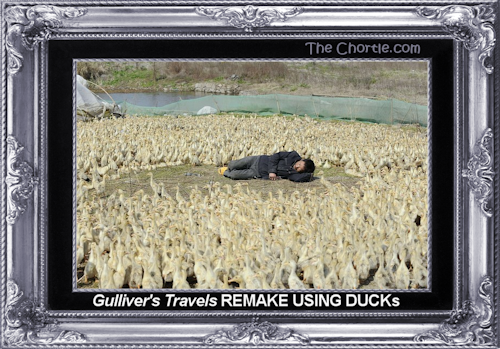 Gulliver's Travels remake using ducks