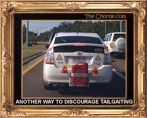 Another way to discourage tailgating