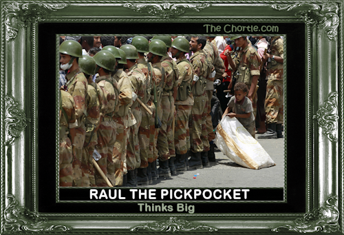 Raul the pickpocket thinks big