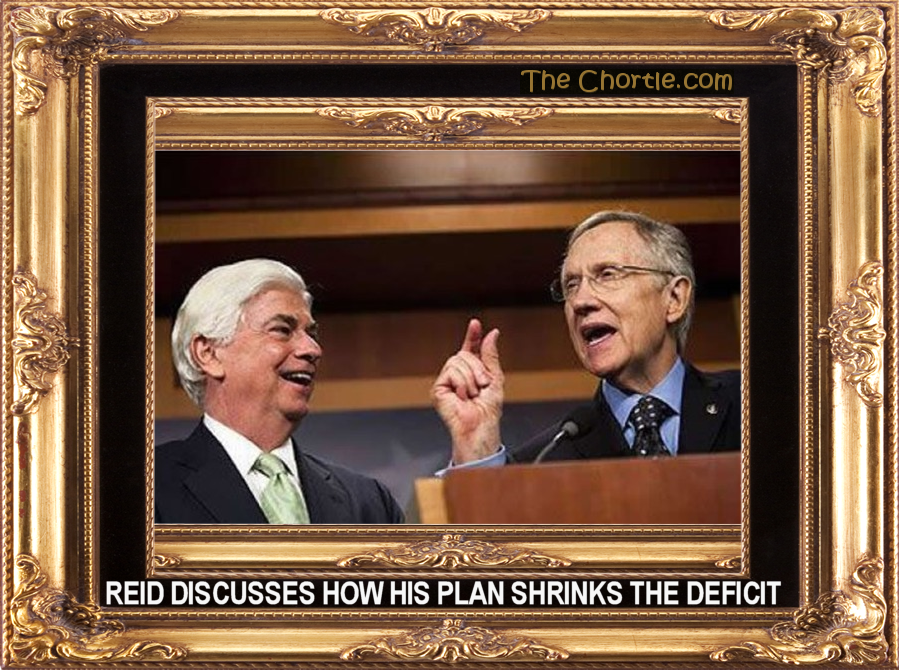 Reid discusses how his plan shrinks the budget