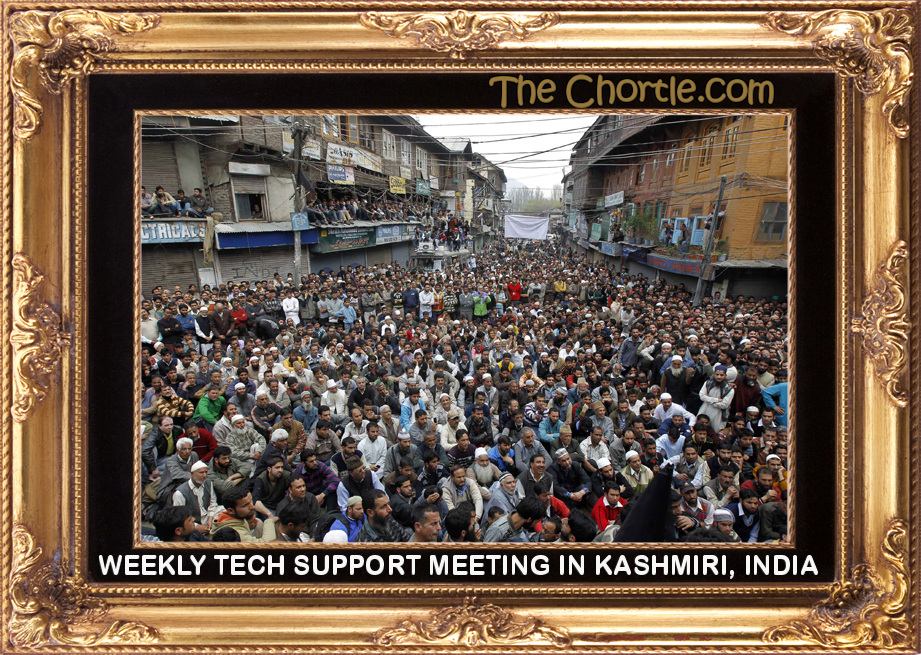 Weekly Tech Support Meeting in Sashmira, India