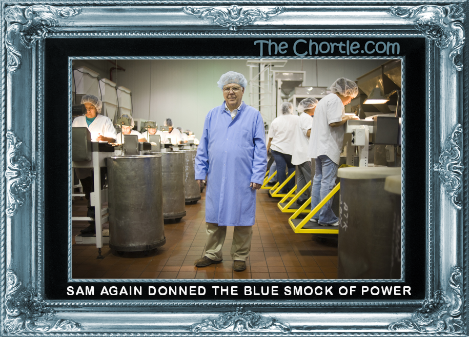 Don again donned the blue smock of power